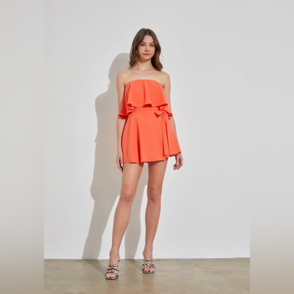 Orange Do + Be Romper